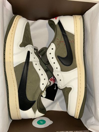 Travis Scott × Nike Air Jordan 1 Low OG SP "Reverse Olive"