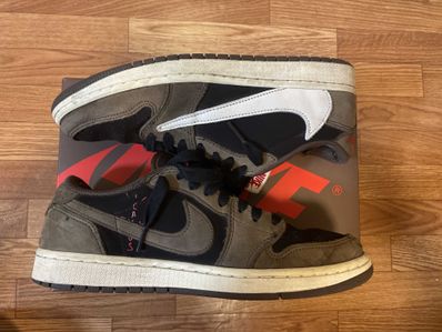 Travis Scott × Nike Air Jordan 1 Low OG SP-T "Black/Dark Mocha"