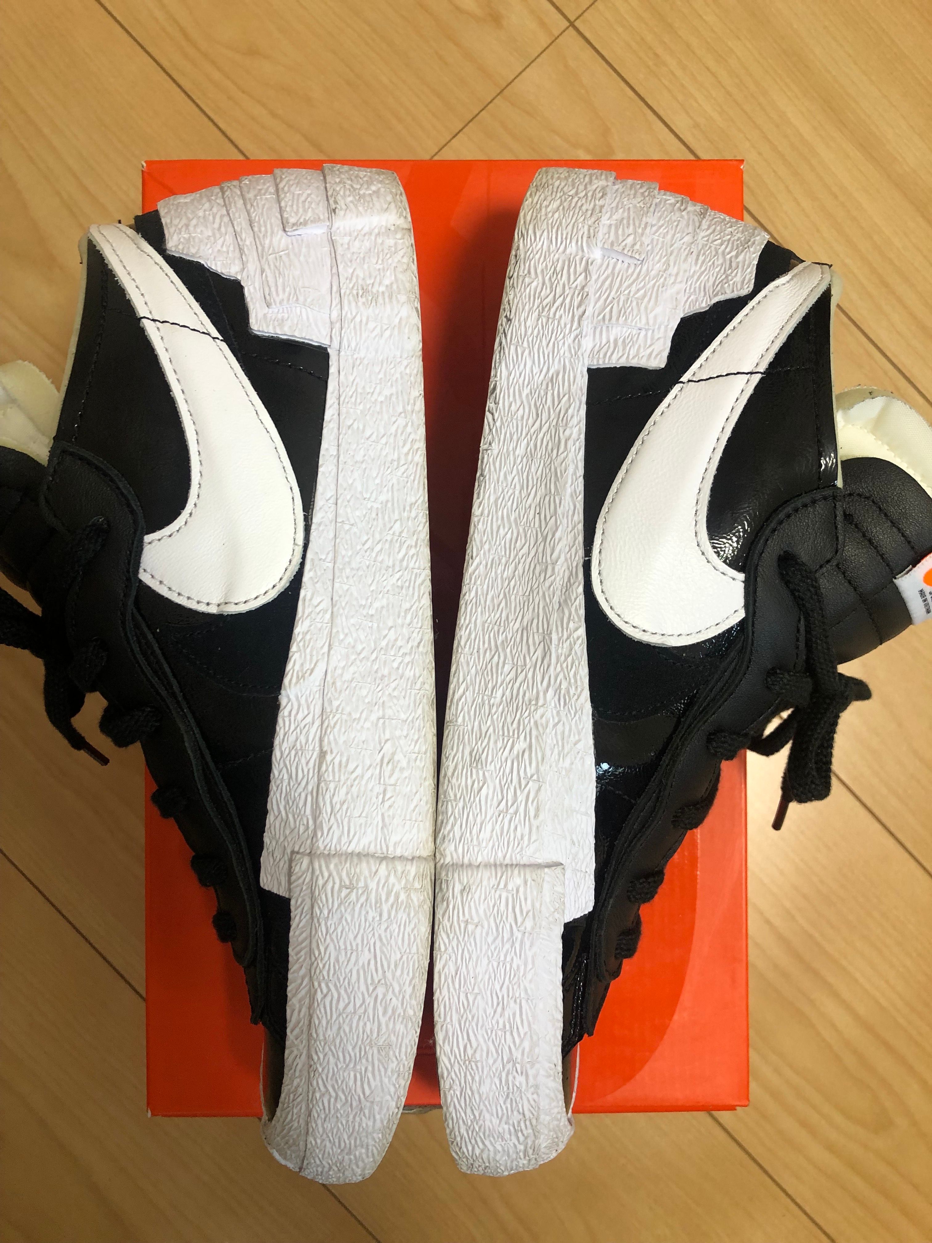 sacai × Nike Blazer Low "Black Patent Leather"