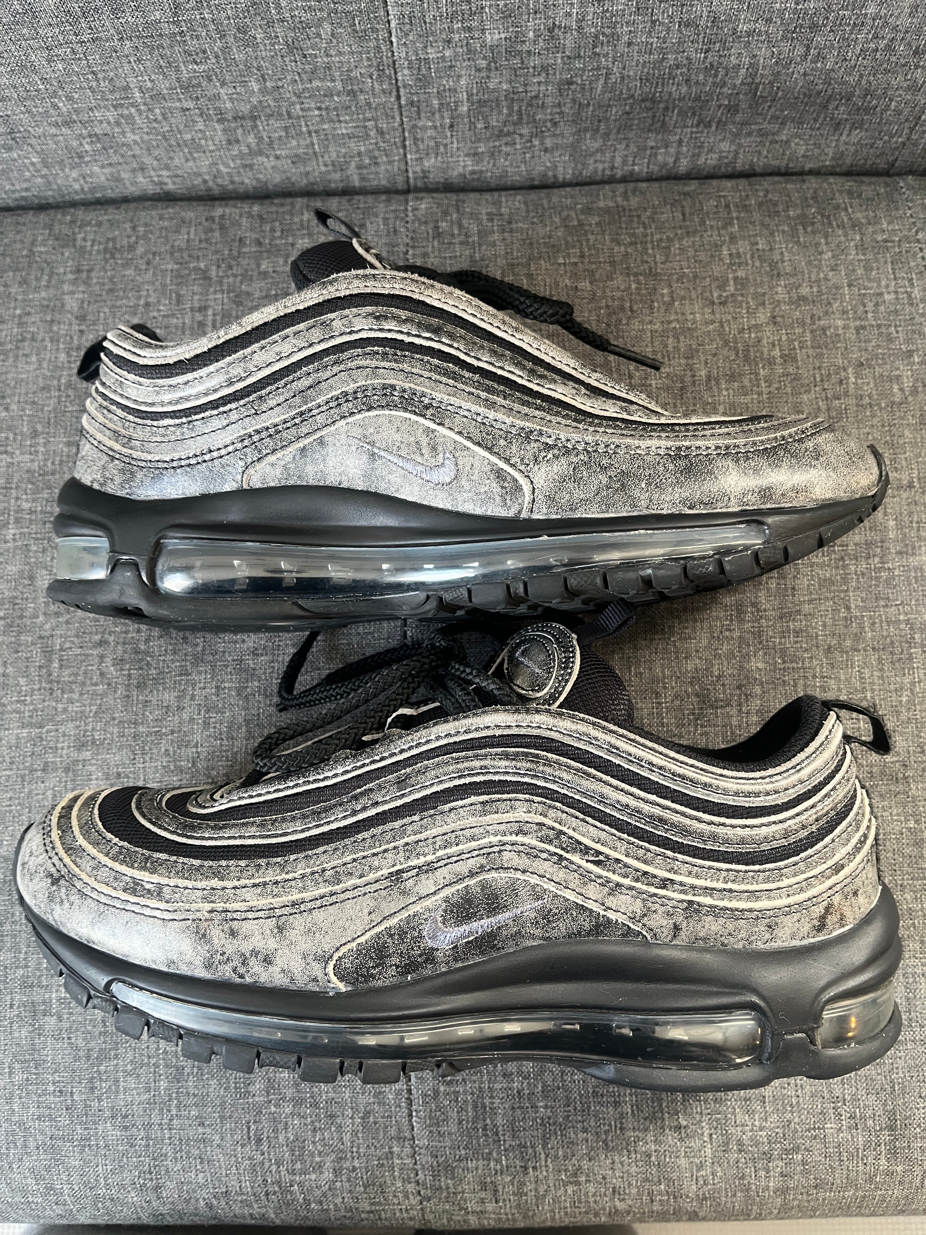 コムデギャルソン オムプリュス × ナイキ エアマックス 97 "ブラック"