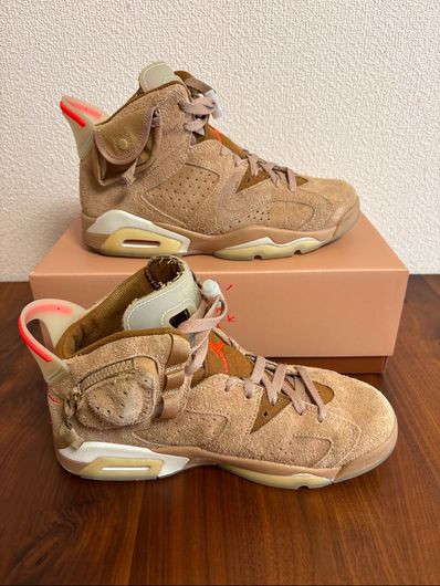 Travis Scott × Nike Air Jordan 6 "British Khaki"