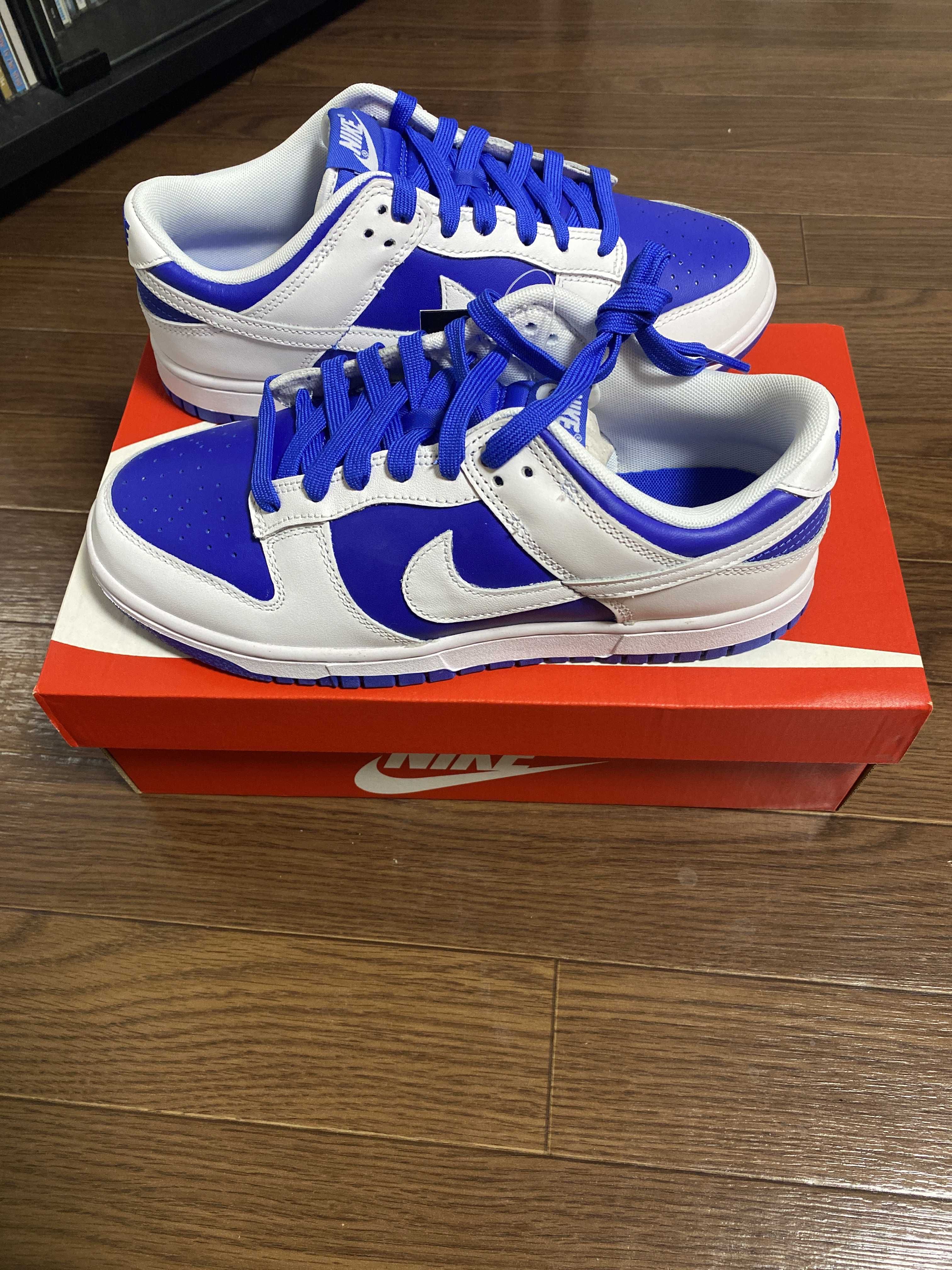 Nike Dunk Low Retro "Racer Blue and White"