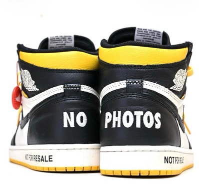 Nike Air Jordan 1 Retro High (NOT FOR RESALE) "Varsity Maize"