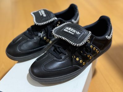 Wales Bonner × adidas Samba Studded "Core Black"