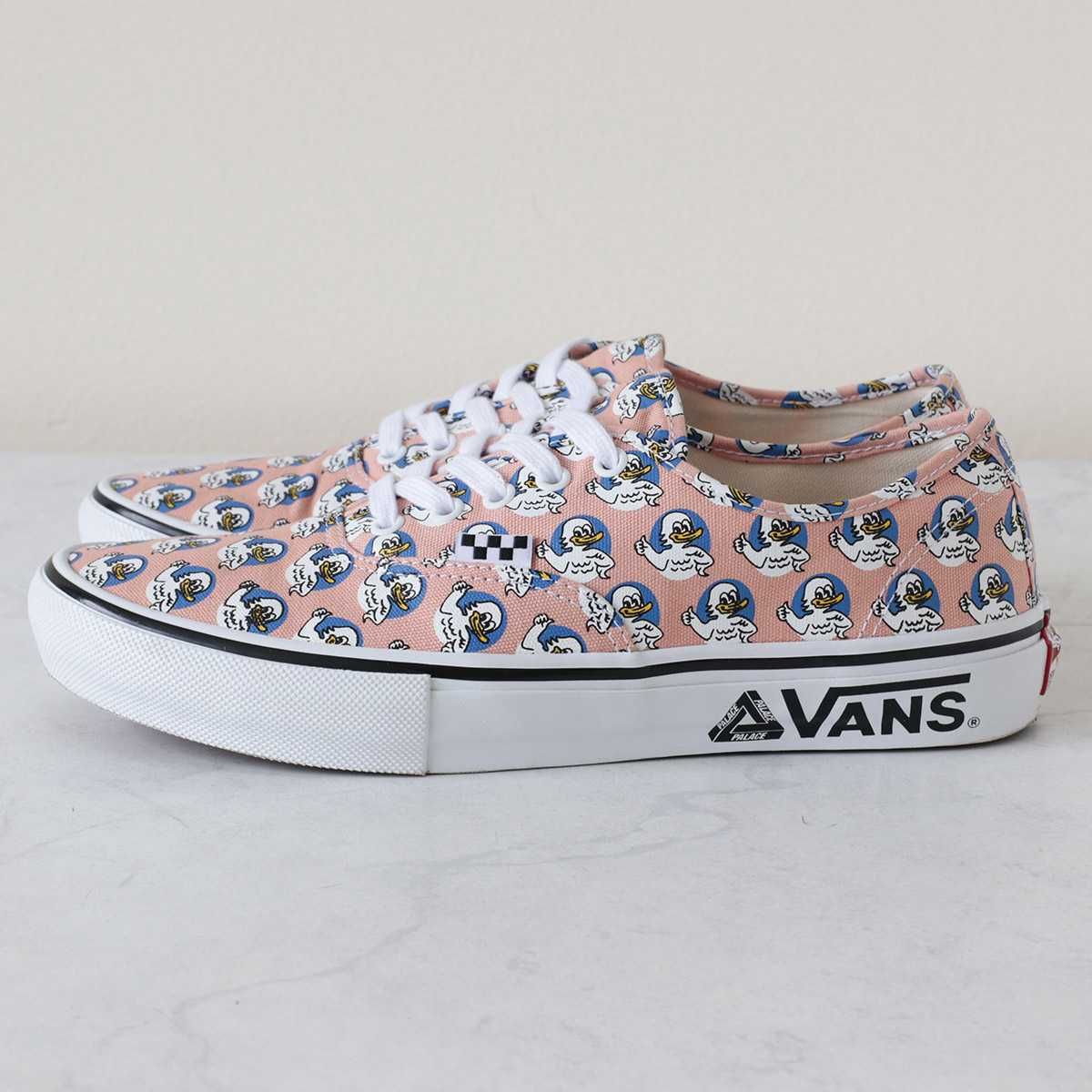 PALACE × VANS SKATE AUTHENTIC "SALMON"