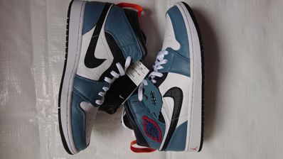 FACETASM × Nike Air Jordan 1 Mid "White/Navy"
