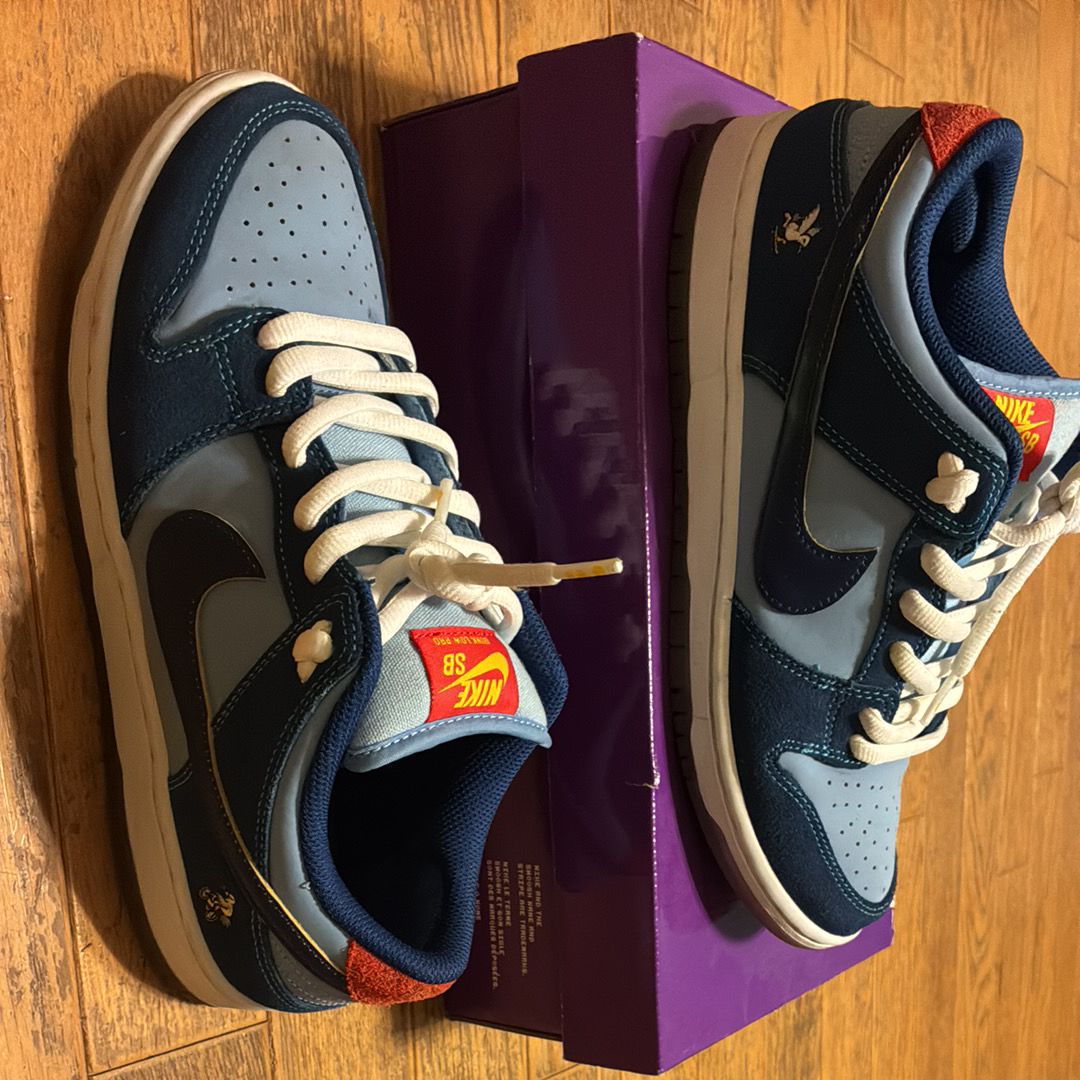 Why So Sad? × Nike SB Dunk Low "Coastal Blue/Speed Yellow-University Red"