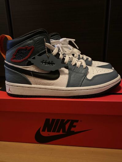 FACETASM × Nike Air Jordan 1 Mid "White/Navy"