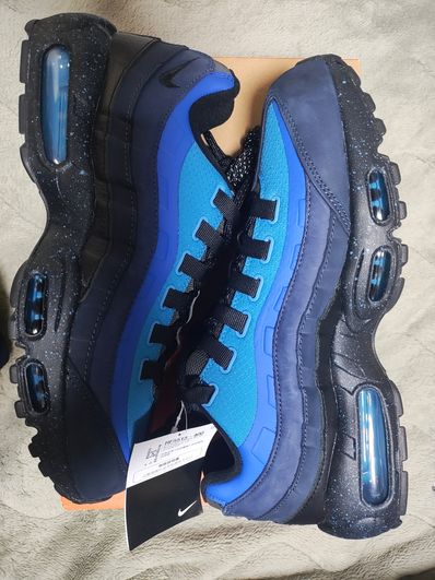Stash × Nike Air Max 95 "Black and Harbor Blue" (2024)
