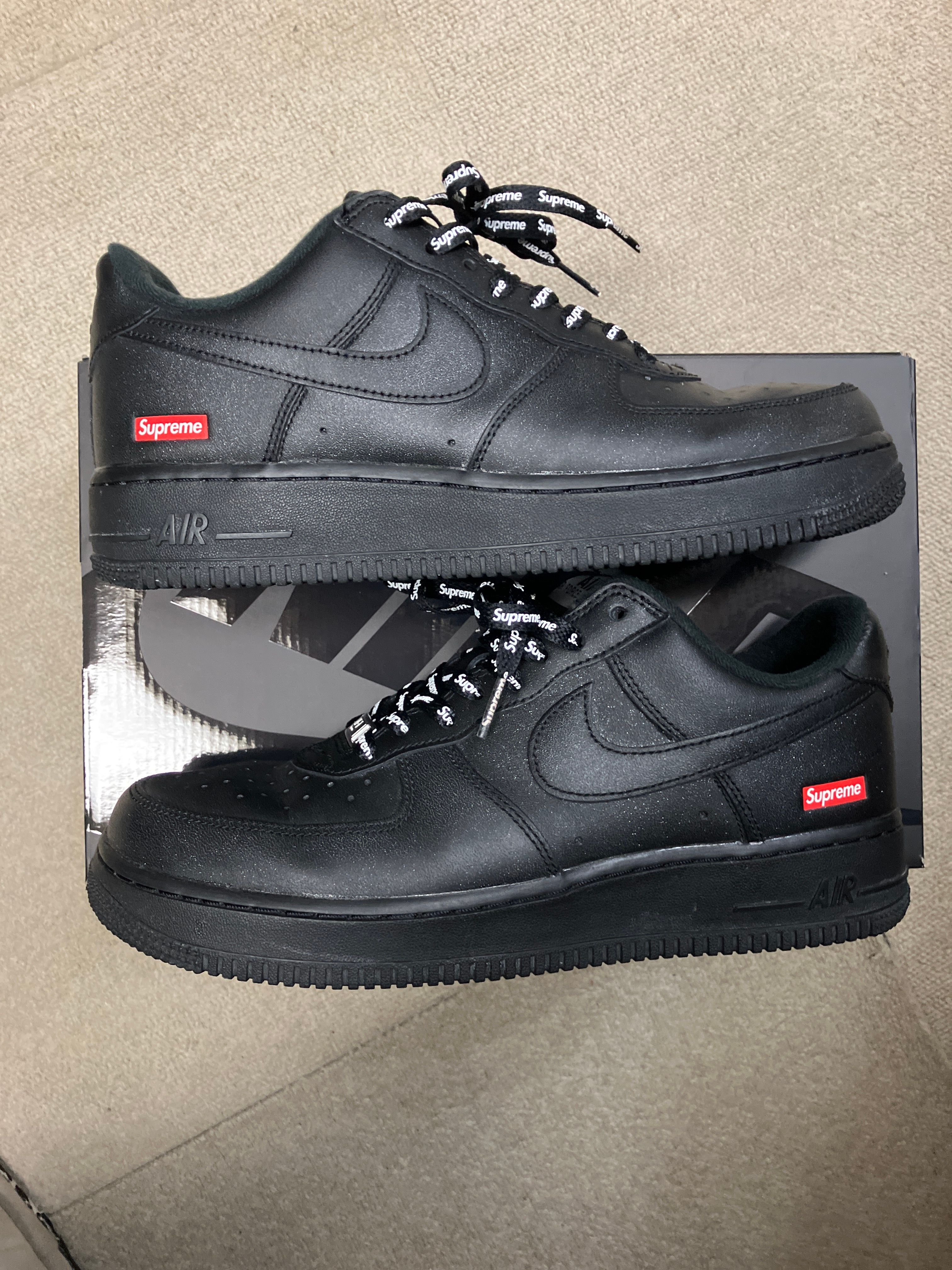 Supreme × Nike Air Force 1 Low "Black"