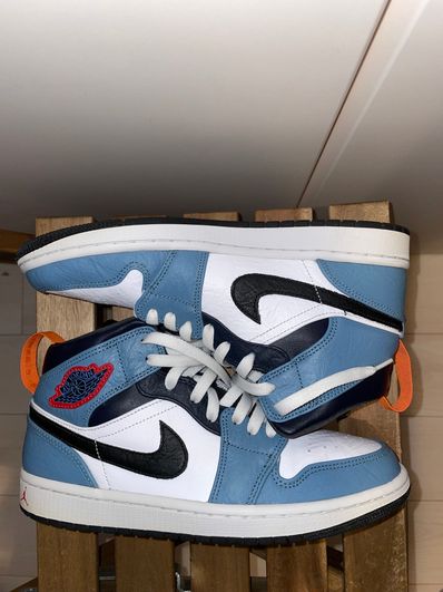 FACETASM × Nike Air Jordan 1 Mid "White/Navy"