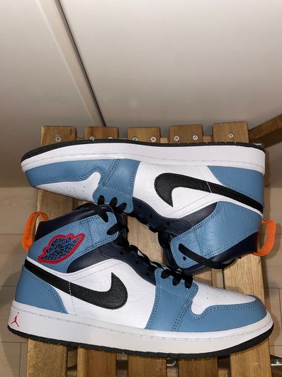 FACETASM × Nike Air Jordan 1 Mid "White/Navy"