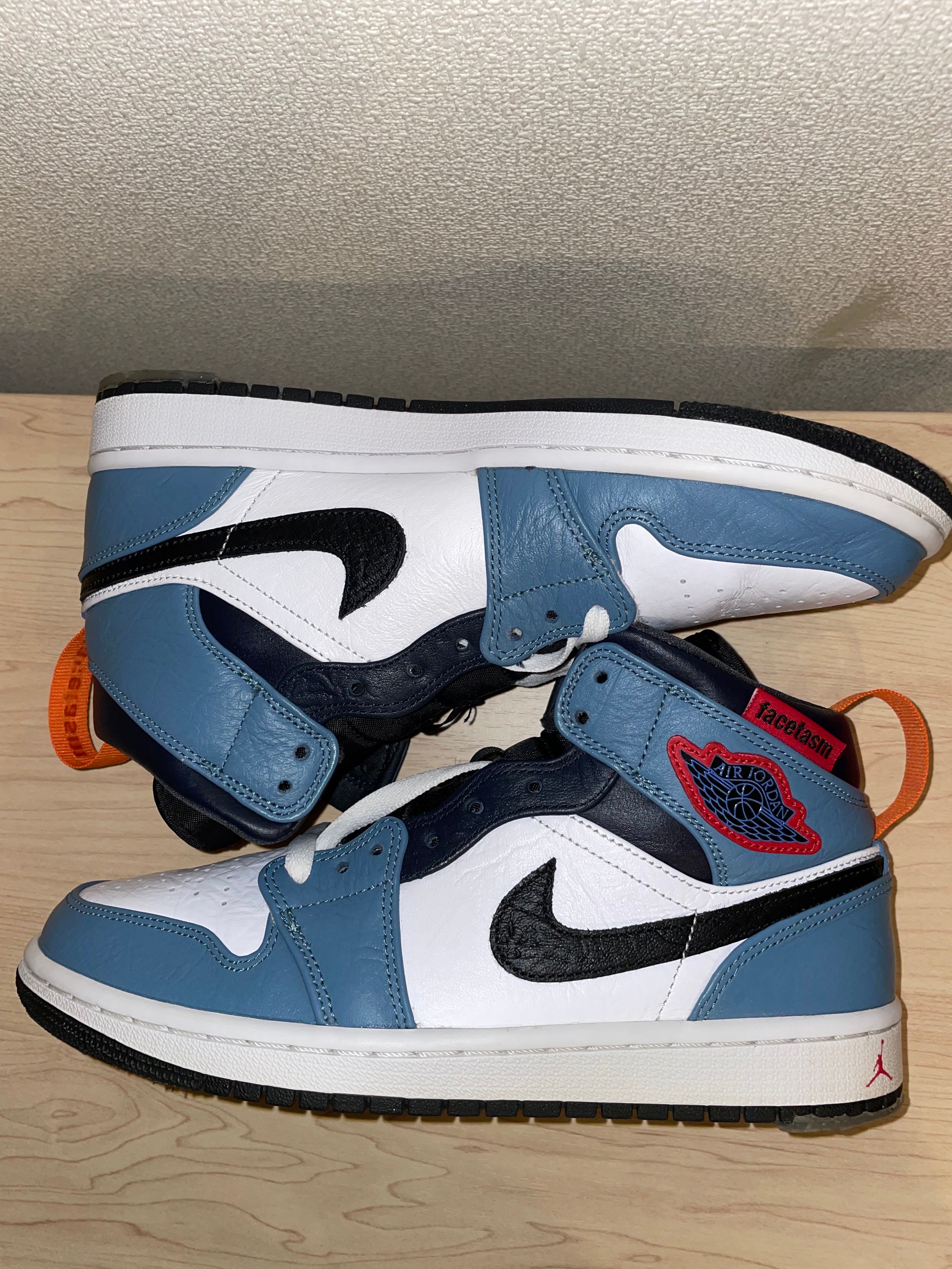 FACETASM × Nike Air Jordan 1 Mid "White/Navy"