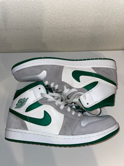 Nike Air Jordan 1 Mid "Green Grey White"
