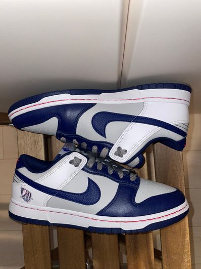 NBA × Nike Dunk Low EMB 75th Anniversary "Nets"