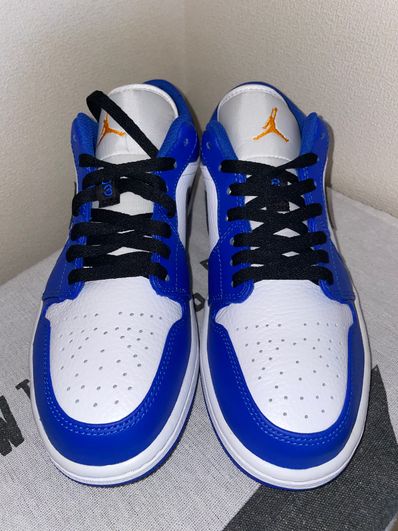 NIKE AIR JORDAN 1 LOW "WHITE/BLUE/ORANGE"