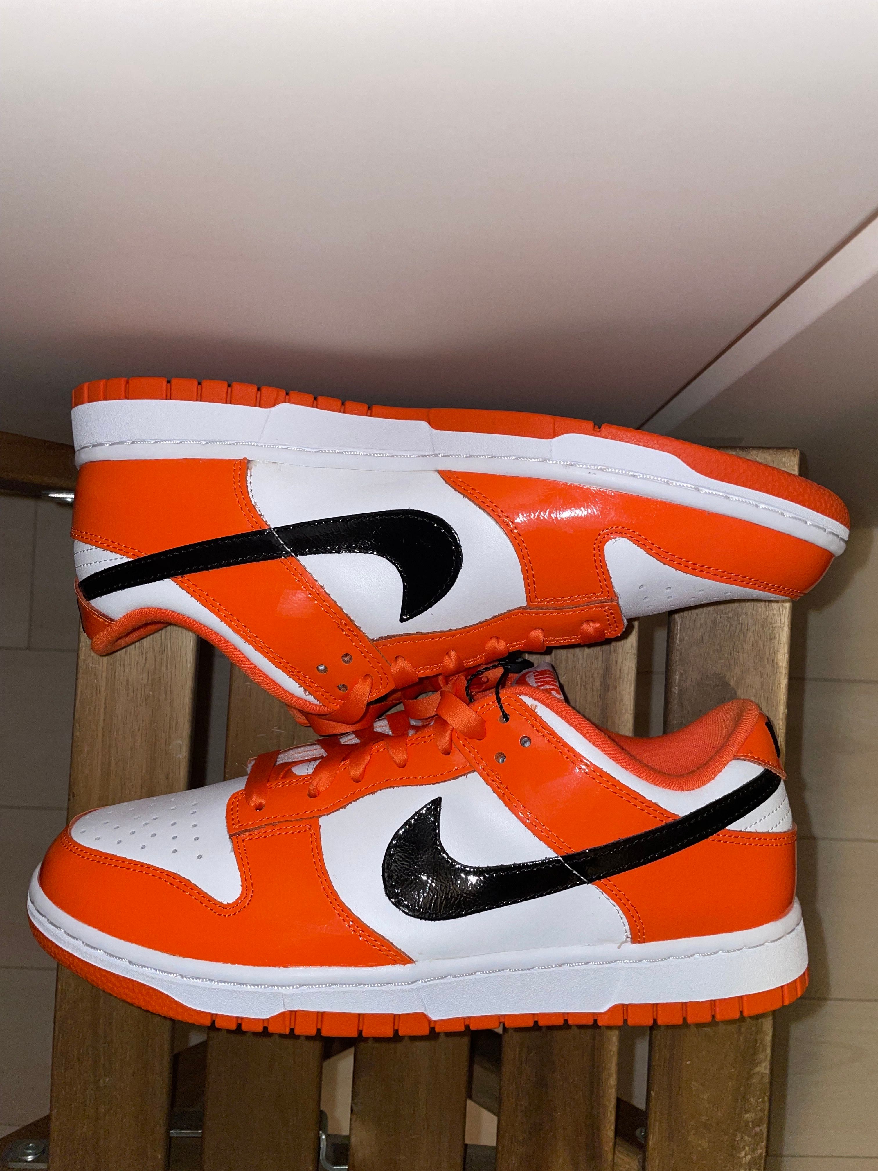 Nike Women's Dunk Low "Patent Orange"