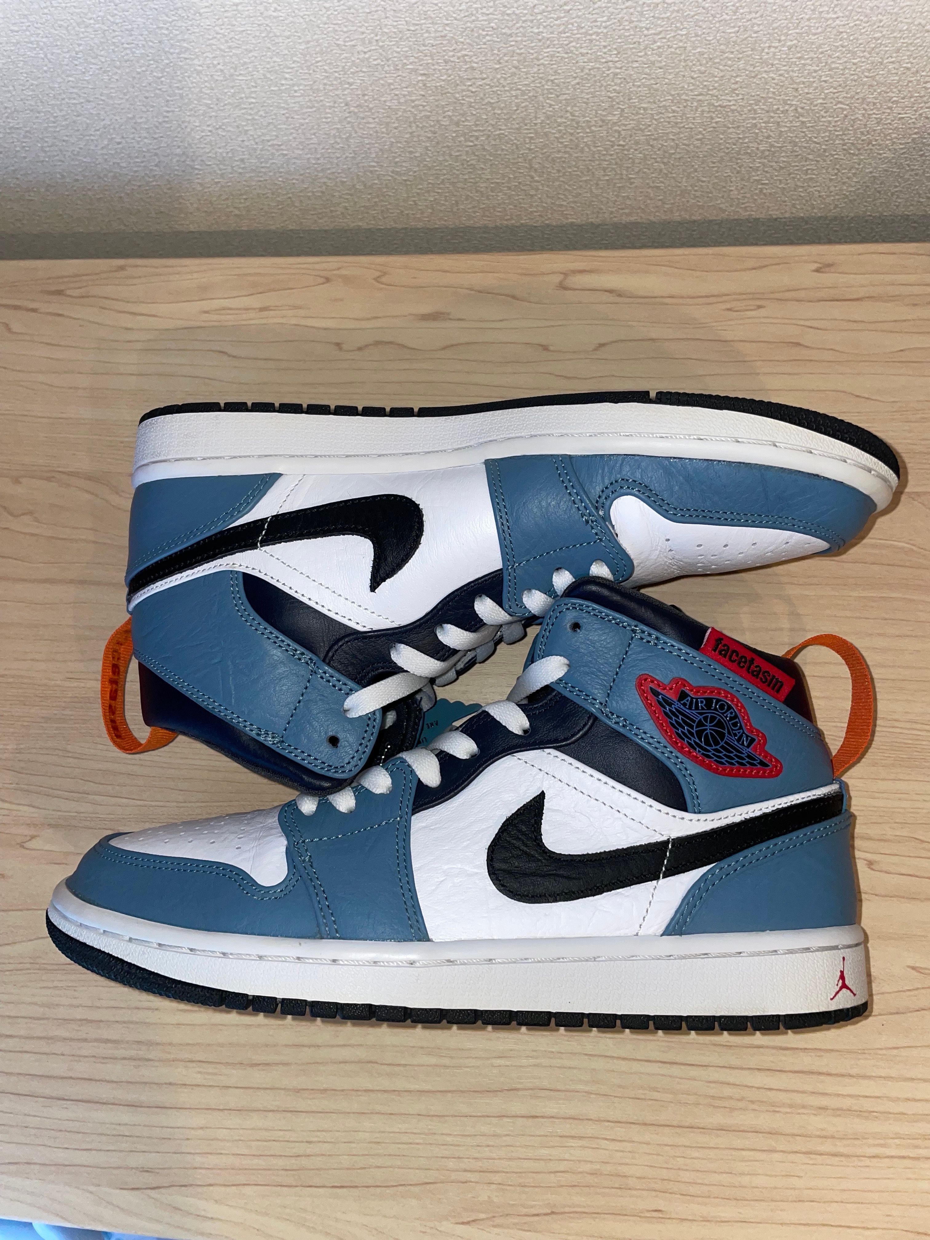 FACETASM × Nike Air Jordan 1 Mid "White/Navy"
