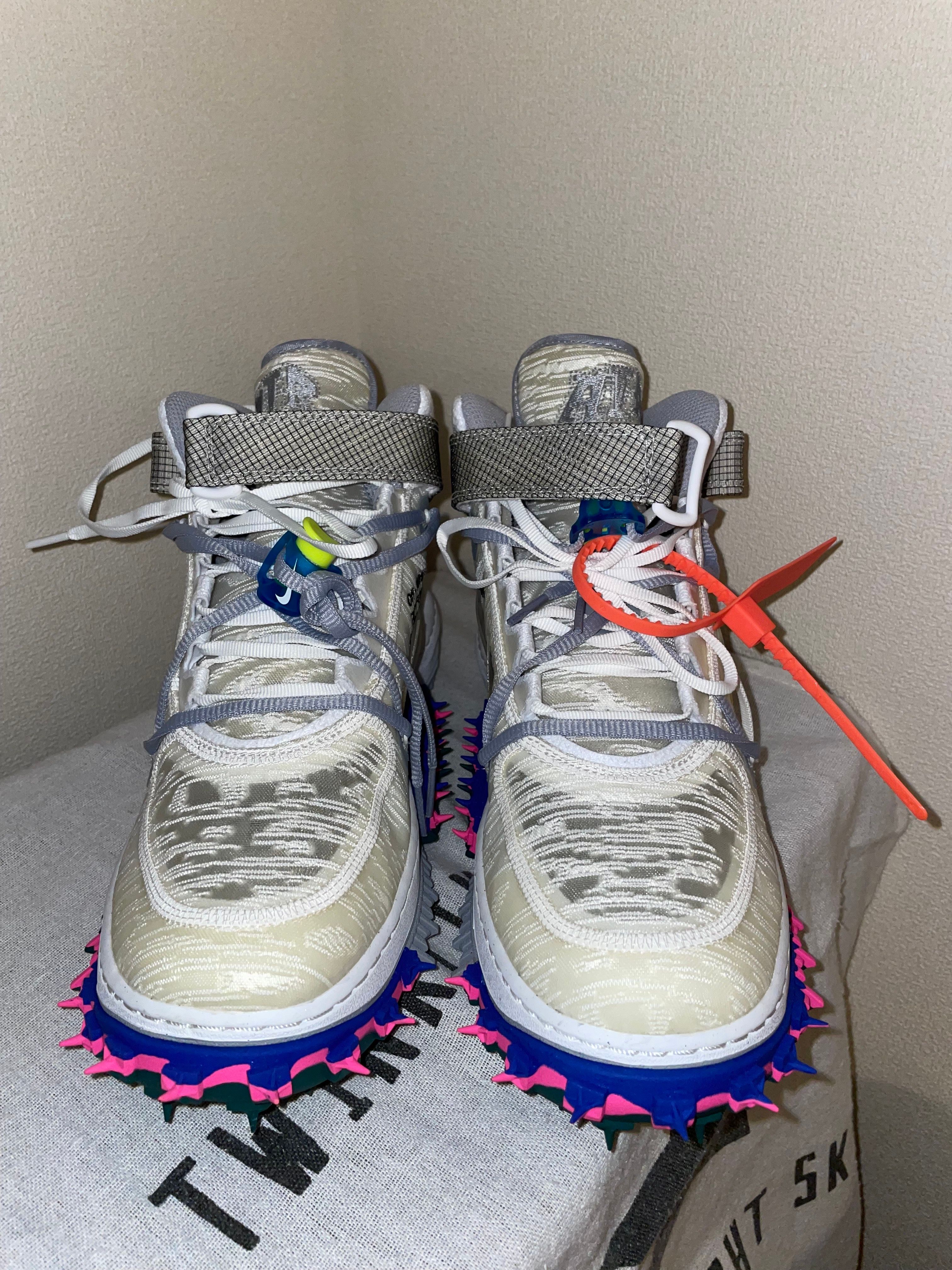 Off-White × Nike Air Force 1 Mid "White"