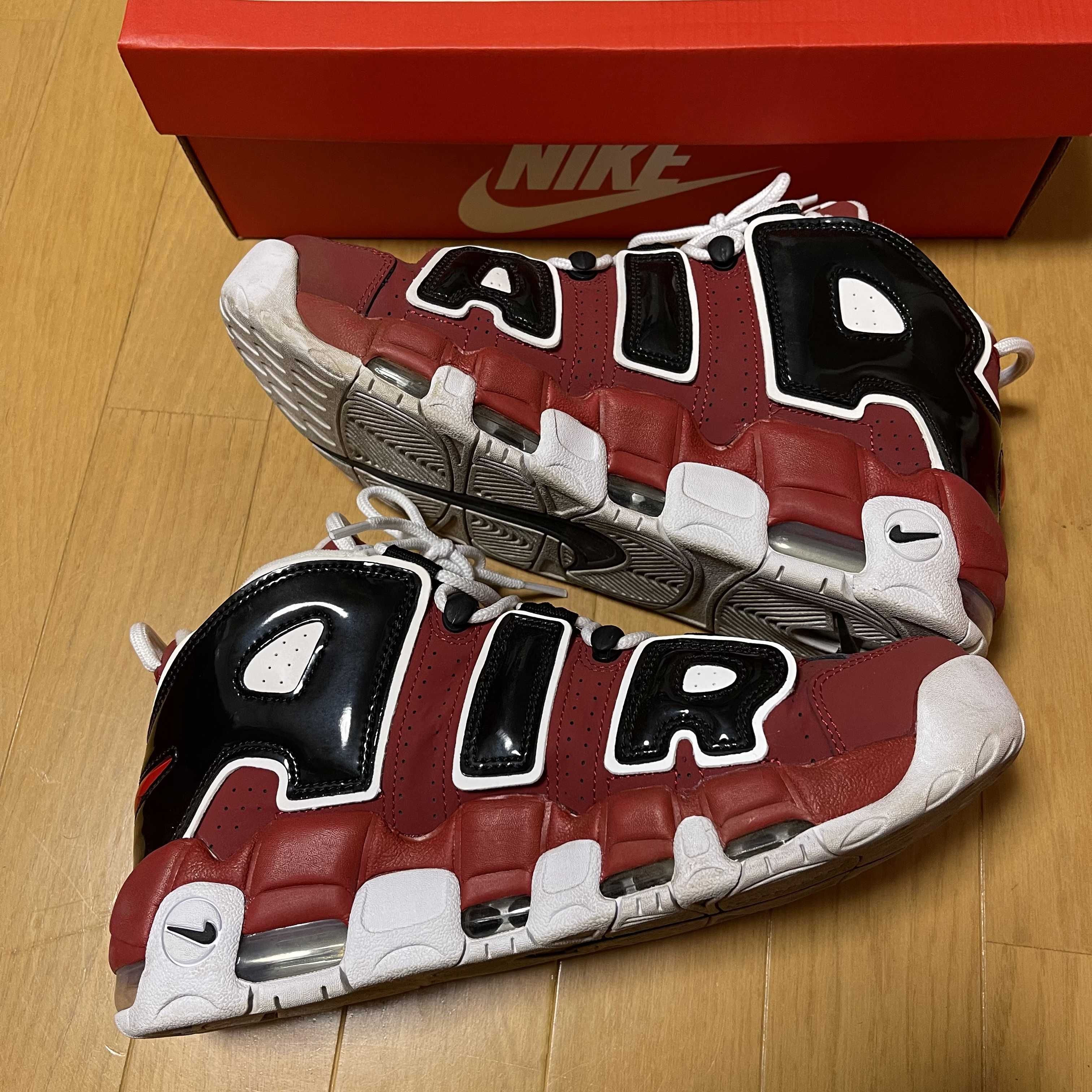 NIKE AIR MORE UPTEMPO ’96 "VARSITY RED/WHITE/BLACK"(2017)