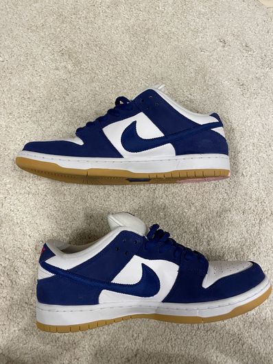 Nike SB Dunk Low "Los Angeles Dodgers/Deep Royal Blue"