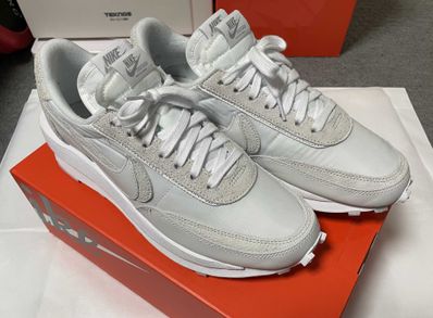 sacai × Nike LDV Waffle "Triple White"