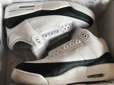 Fragment × Nike Air Jordan 3 "White/Black"