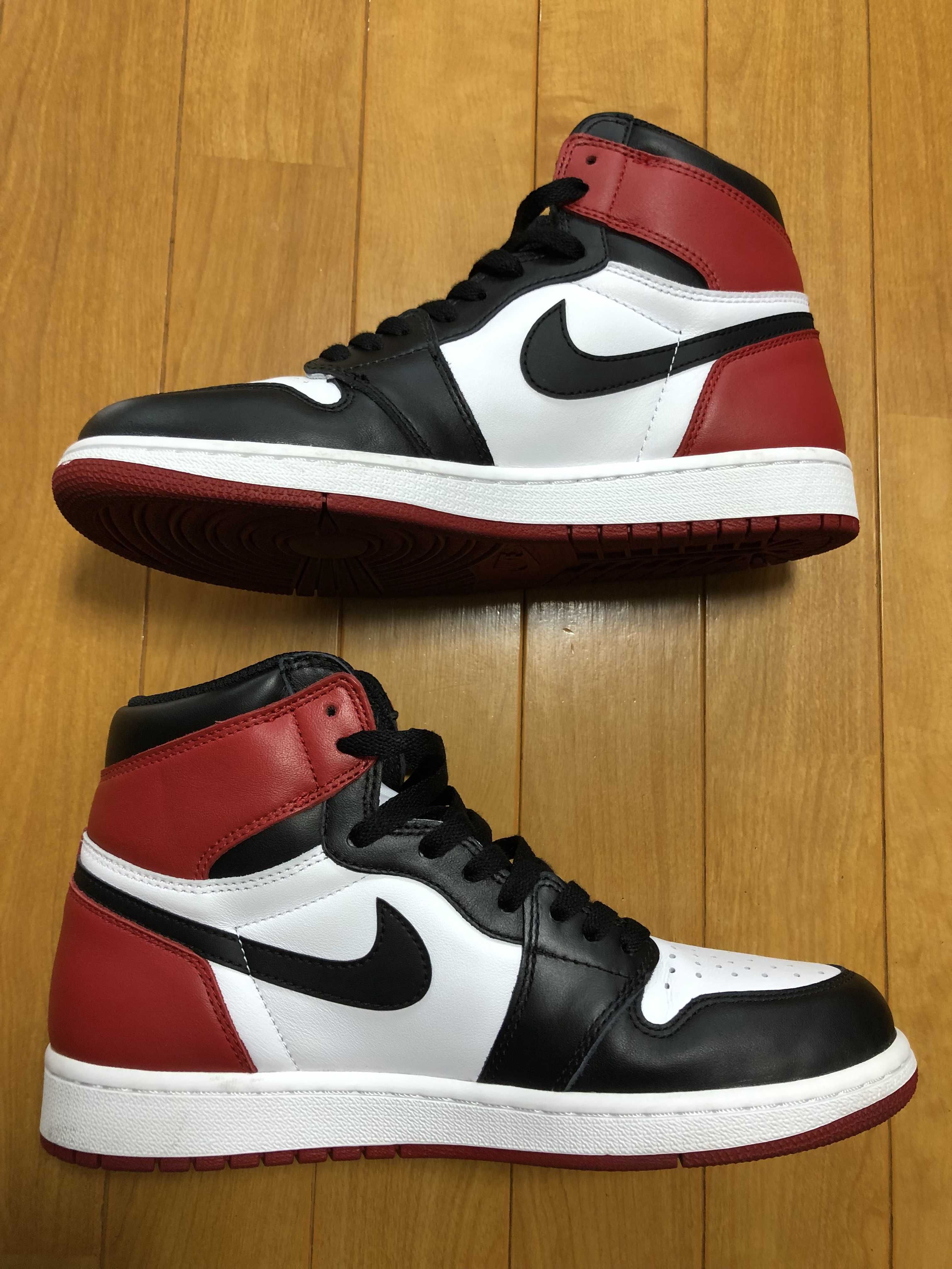 Nike Air Jordan 1 Retro High OG "Black Toe"(2016)