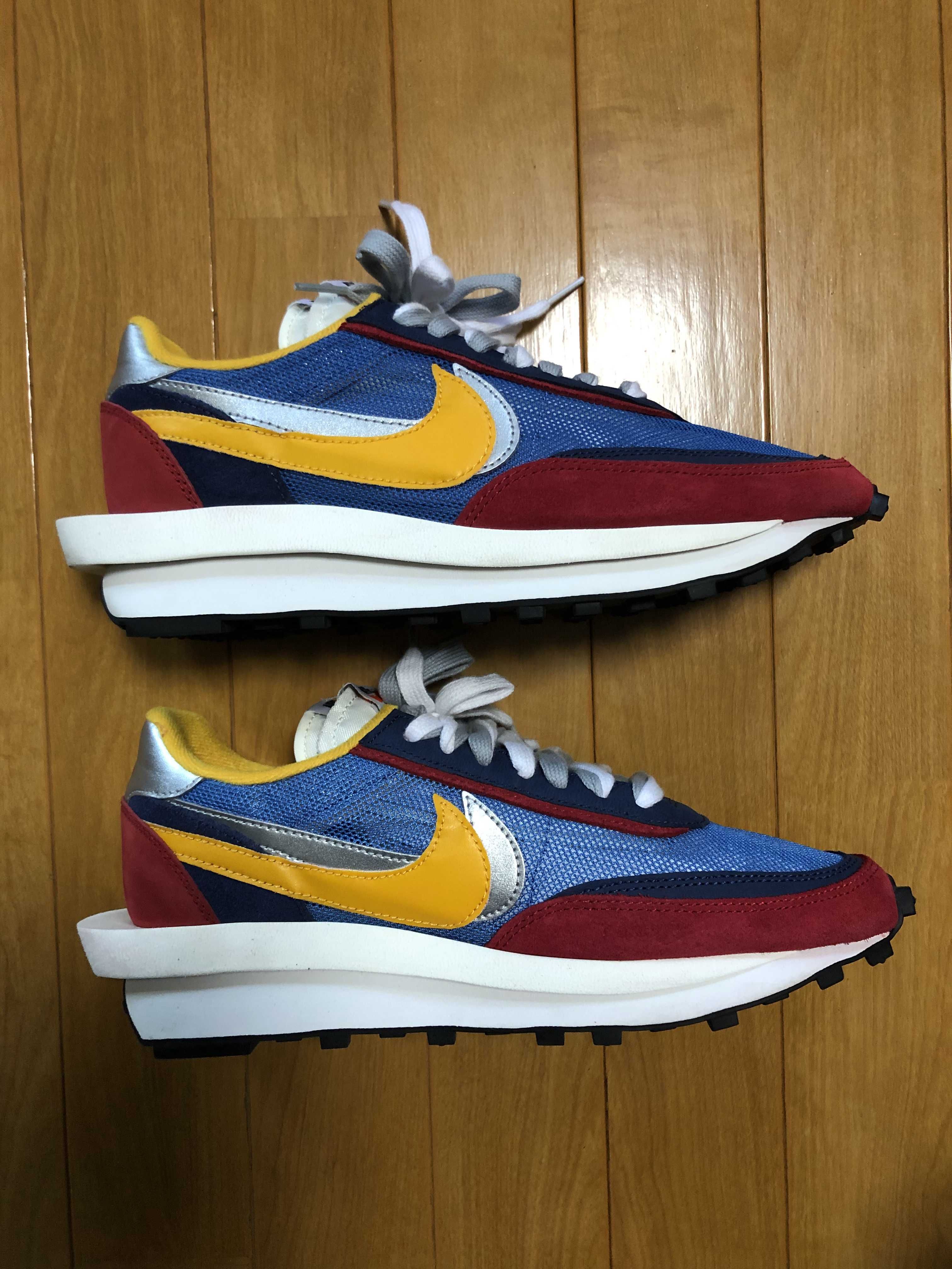 sacai × Nike LDV Waffle "Red/Blue"