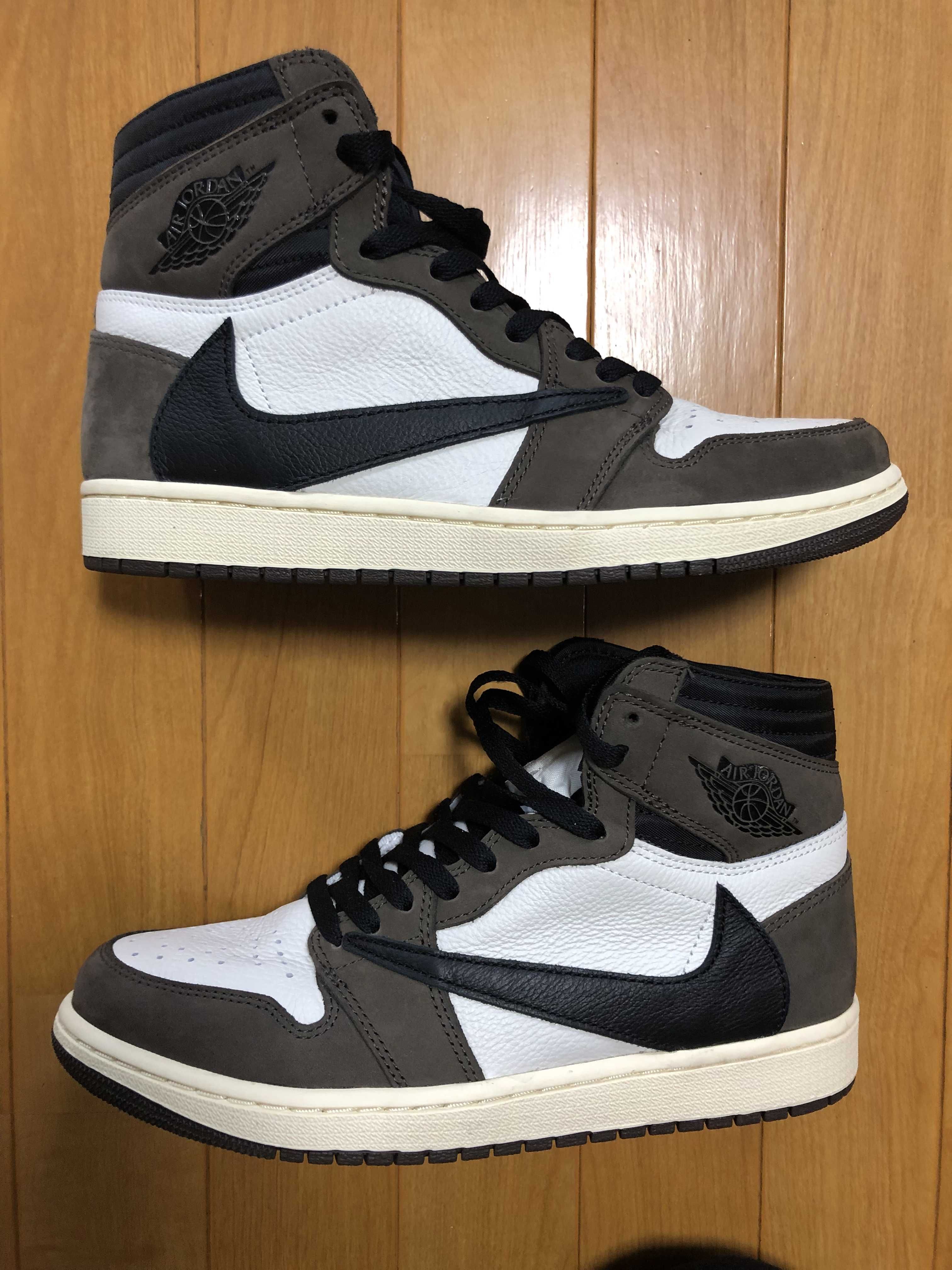 Travis Scott × Nike Air Jordan 1 Retro High OG TS SP "Sail/Dark Mocha"