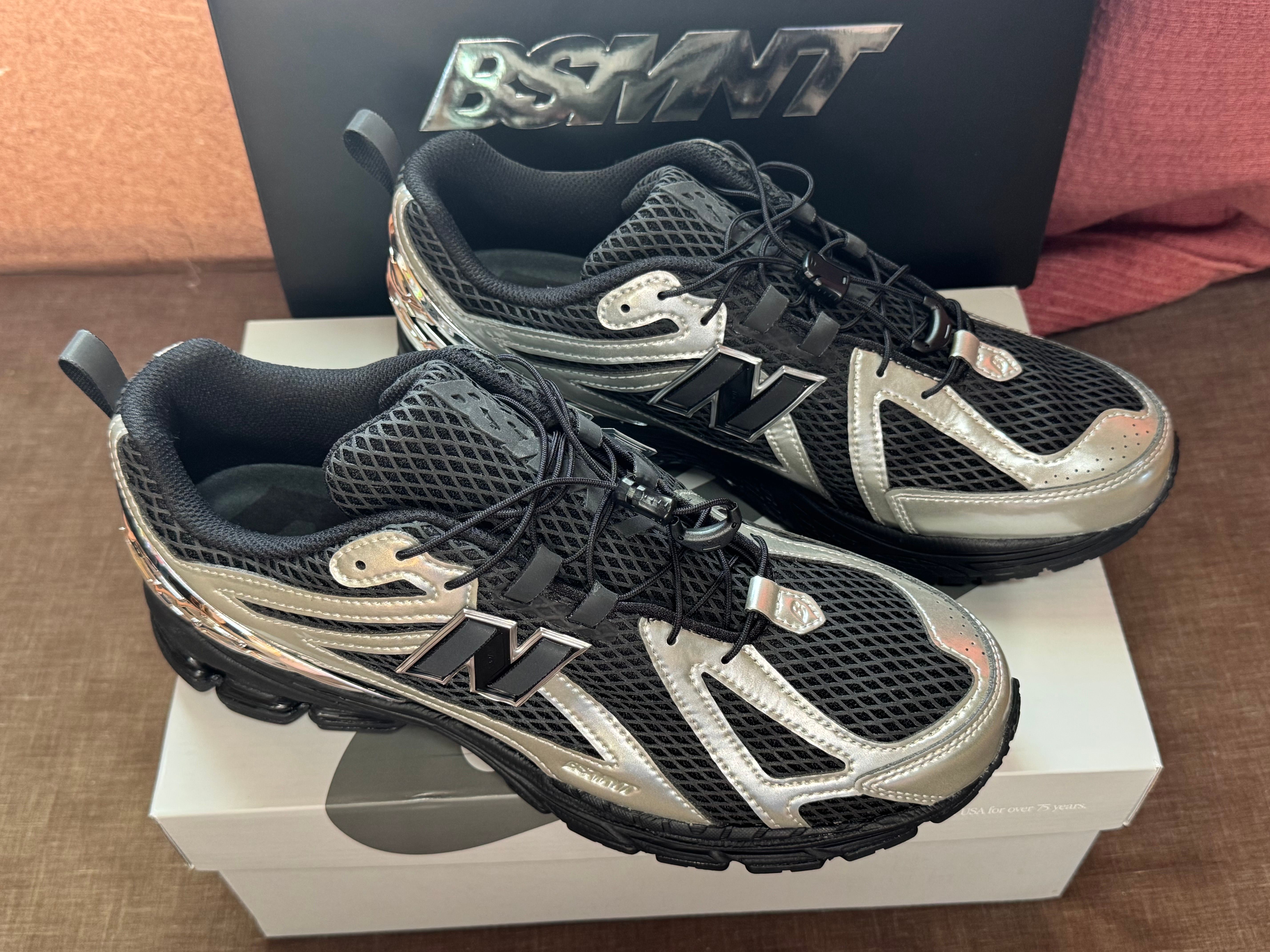 The Basement × New Balance 1906R "Black/Silver"