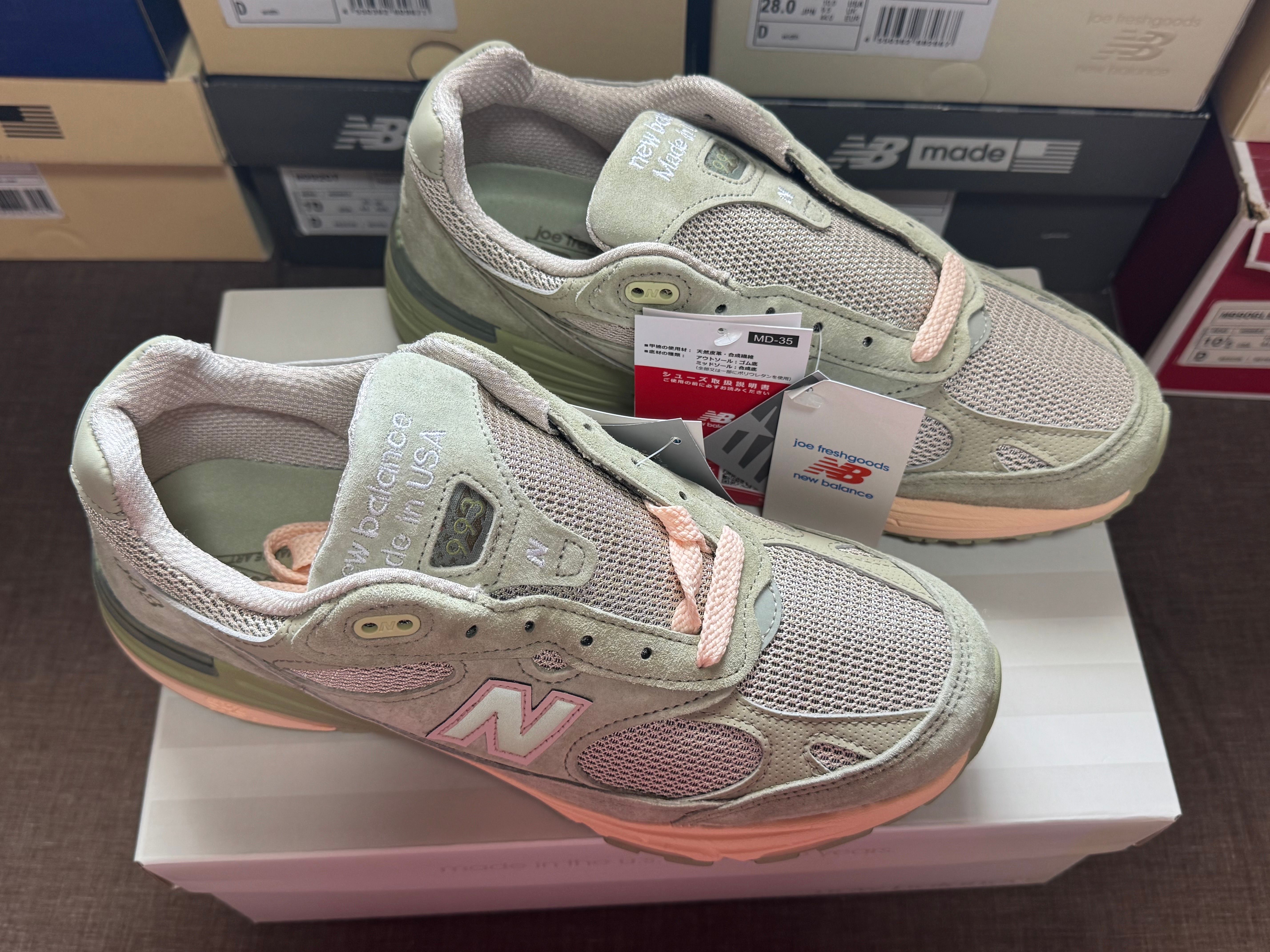 Joe Freshgoods × New Balance 993 Performance Art "Sage"