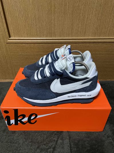 Fragment × sacai × Nike LD Waffle "Blackended Blue"