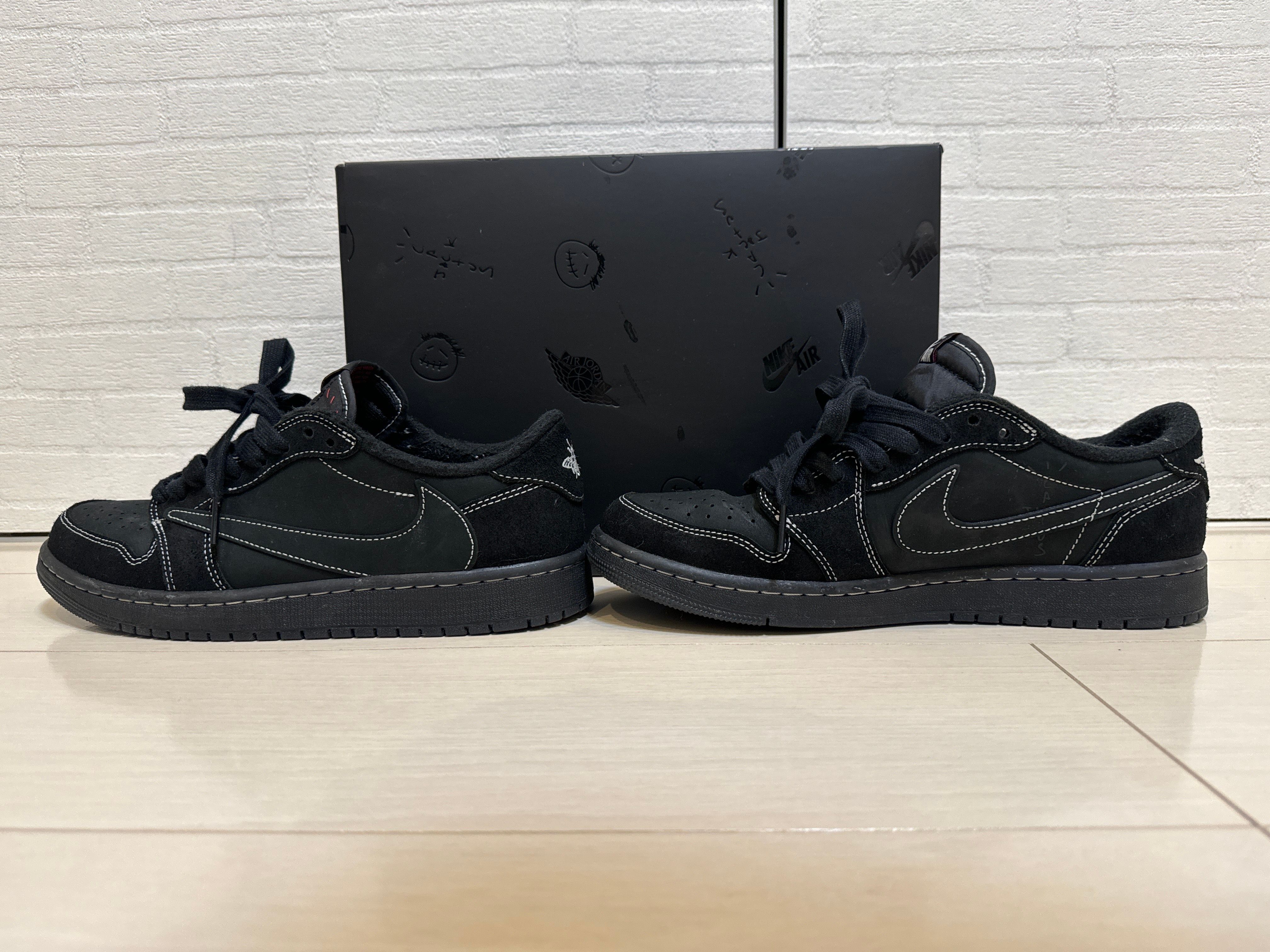 Travis Scott × Nike Air Jordan 1 Low OG SP "Black Phantom"
