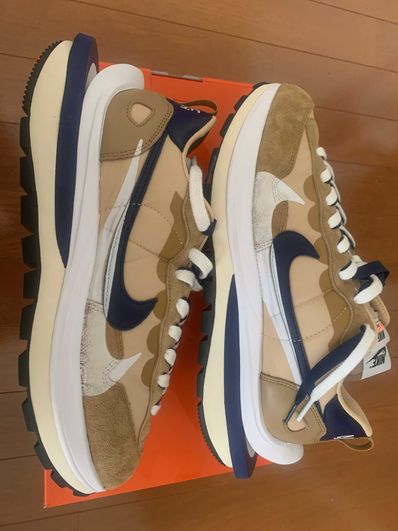 Sacai × Nike Vapor Waffle "Sesame And Blue Void"