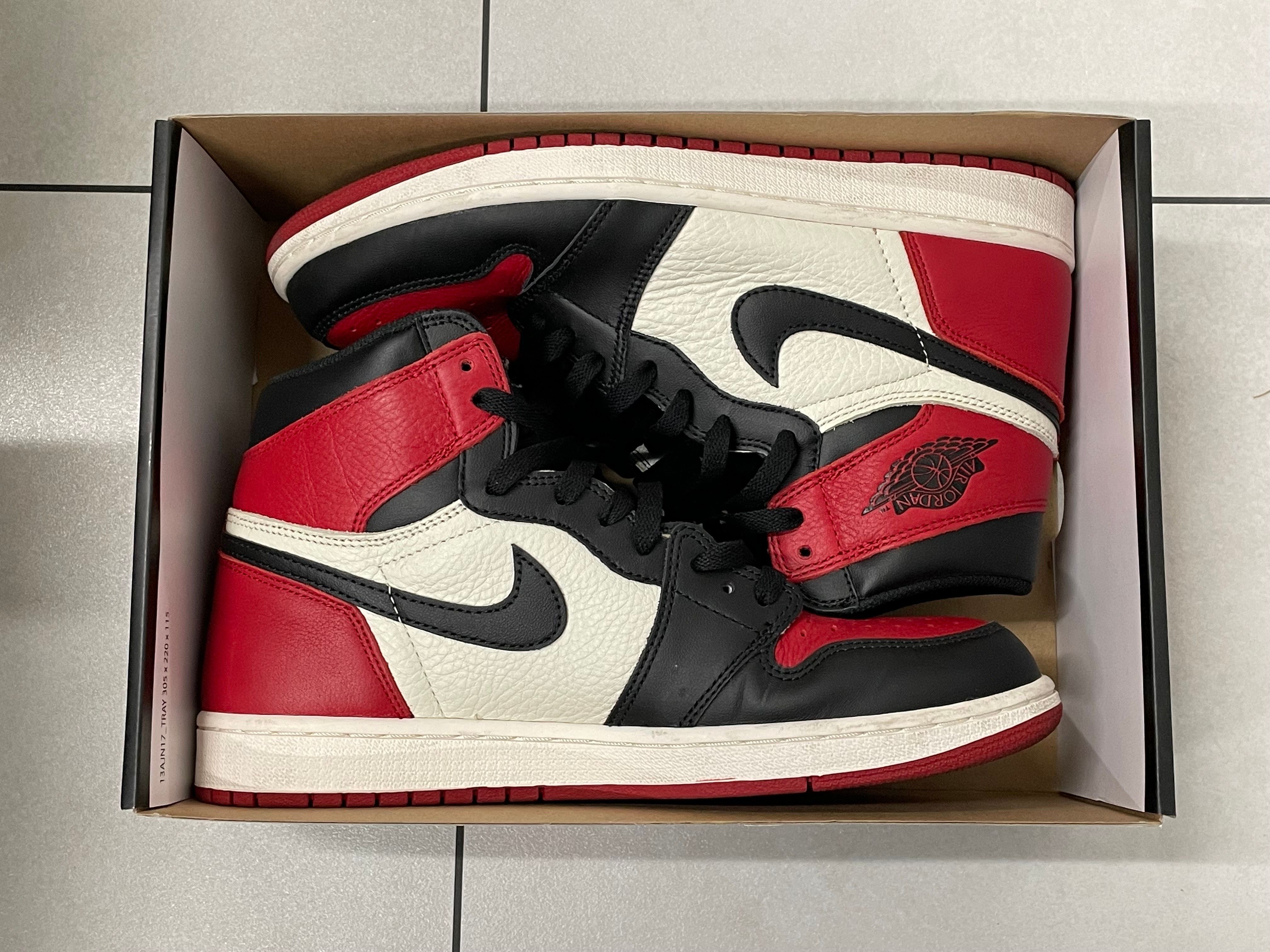 Nike Air Jordan 1 Retro High OG "Bred Toe"