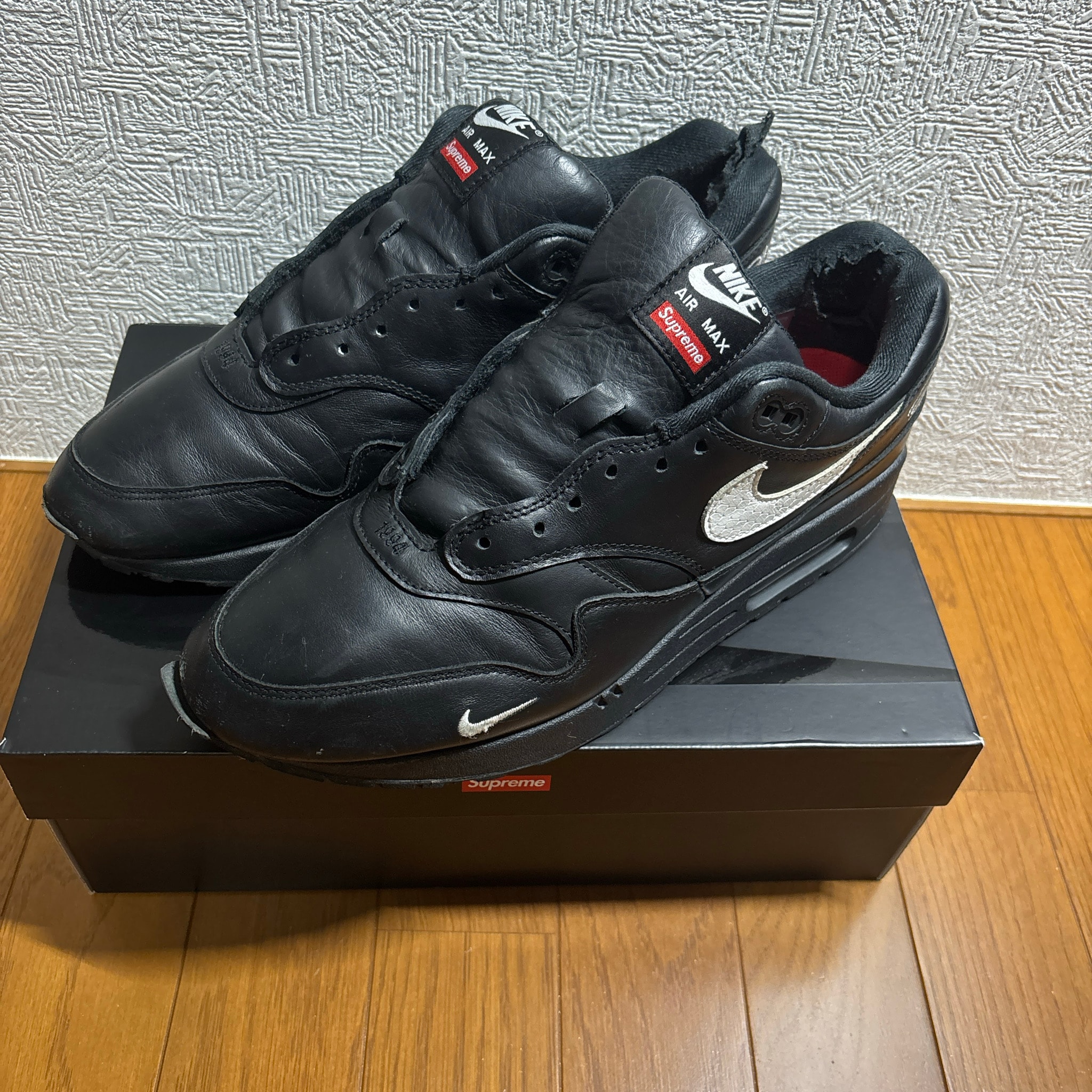 Supreme × Nike Air Max 1 '87 SP "Black" (25SS Week4)