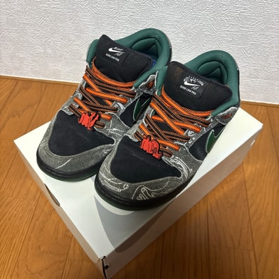 There Skateboards × Nike SB Dunk Low Pro "Anthracite and Gorge Green"