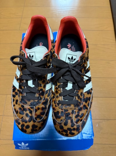 adidas Women's Samba OG "Leopard/Preloved Red"