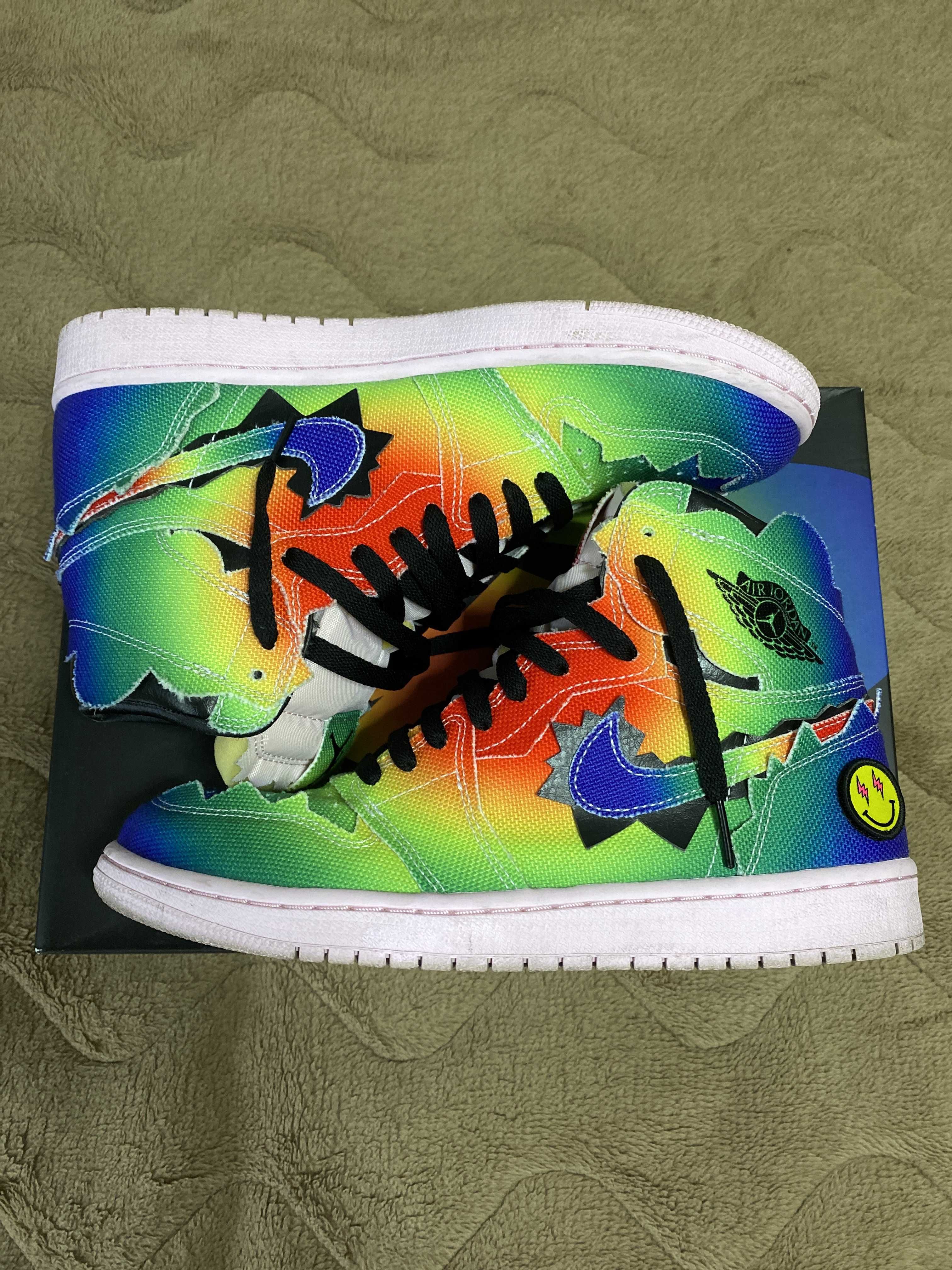 J Balvin × Nike Air Jordan 1 High OG "Rainbow"