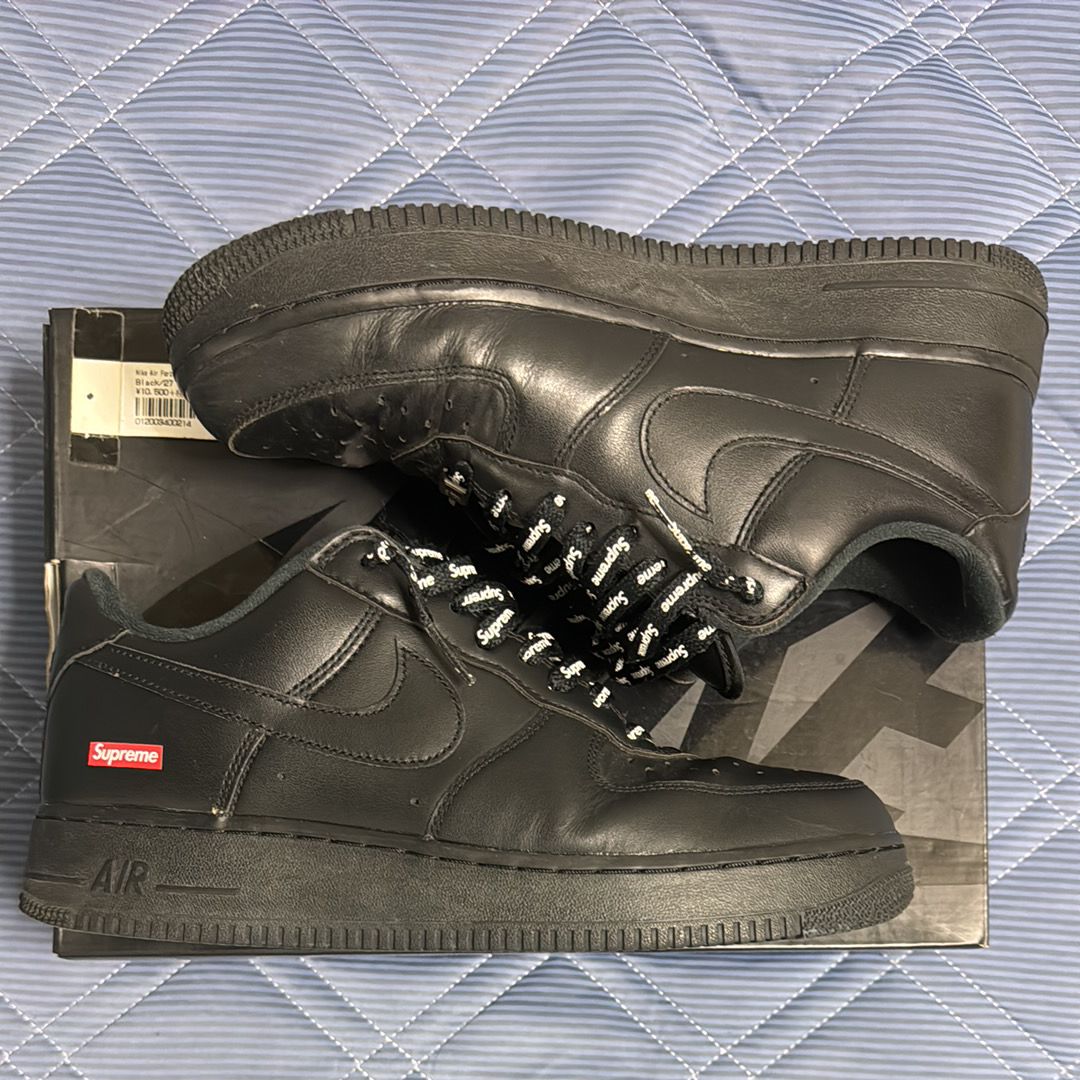 Supreme × Nike Air Force 1 Low "Black"