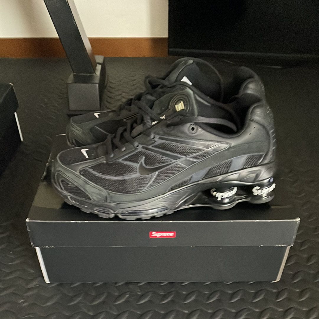 Supreme × Nike Shox Ride 2 "Black/Black-White"