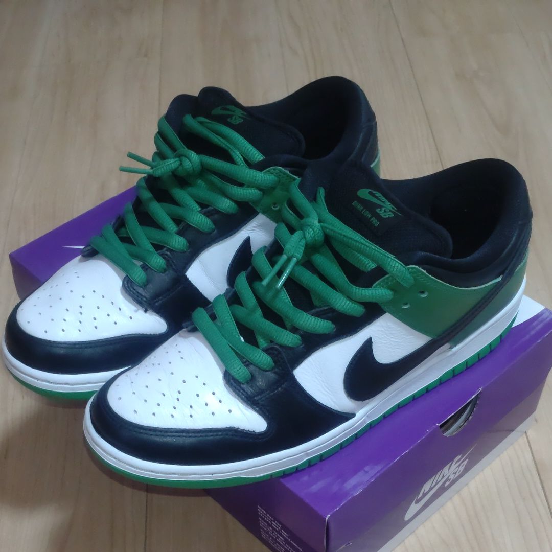 Nike SB Dunk Low Pro "Black and Classic Green"