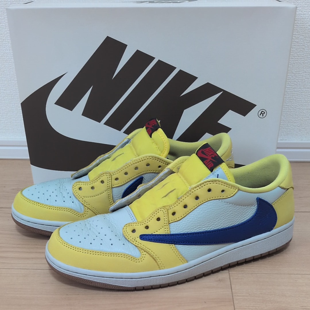 Travis Scott × Nike Women's Air Jordan 1 Retro Low OG "Canary"