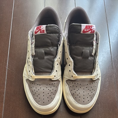 Travis Scott × Nike Air Jordan 1 Low OG SP "Reverse Mocha/Sail and Ridgerock"