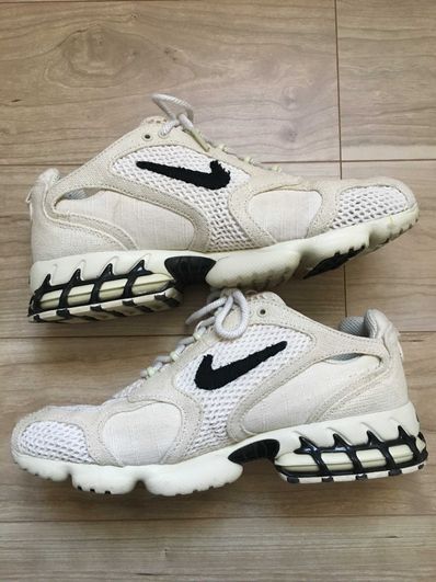Stussy × Nike Air Zoom Spiridon CG 2 "Fossil/Black"