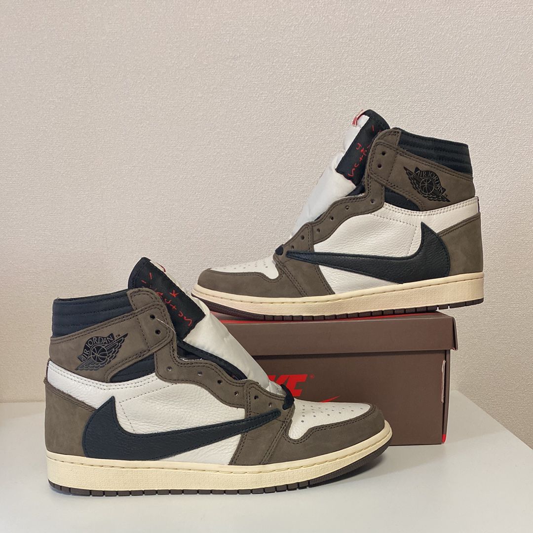Travis Scott × Nike Air Jordan 1 Retro High OG TS SP "Sail/Dark Mocha"