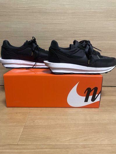 sacai × Nike LDV Waffle "Triple Black"