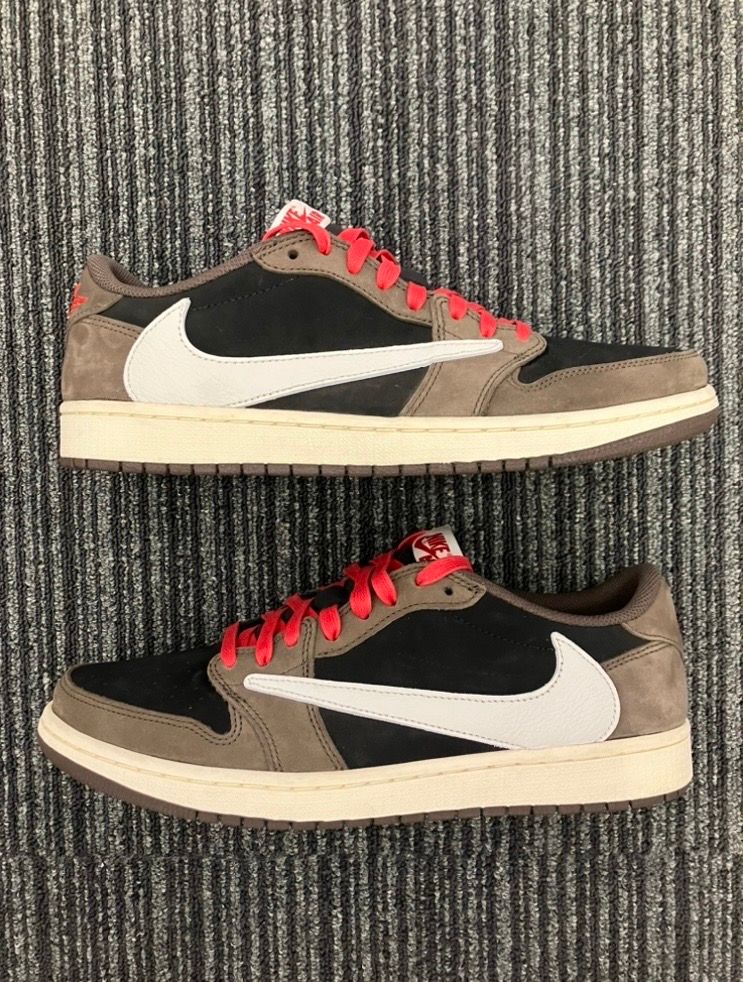 Travis Scott × Nike Air Jordan 1 Low OG SP-T  "Black/Dark Mocha"