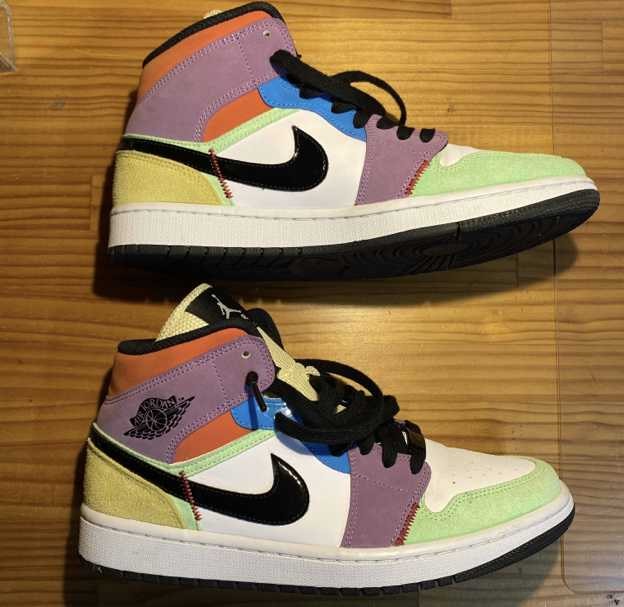 Nike Women's Air Jordan 1 Mid "Multi Color"